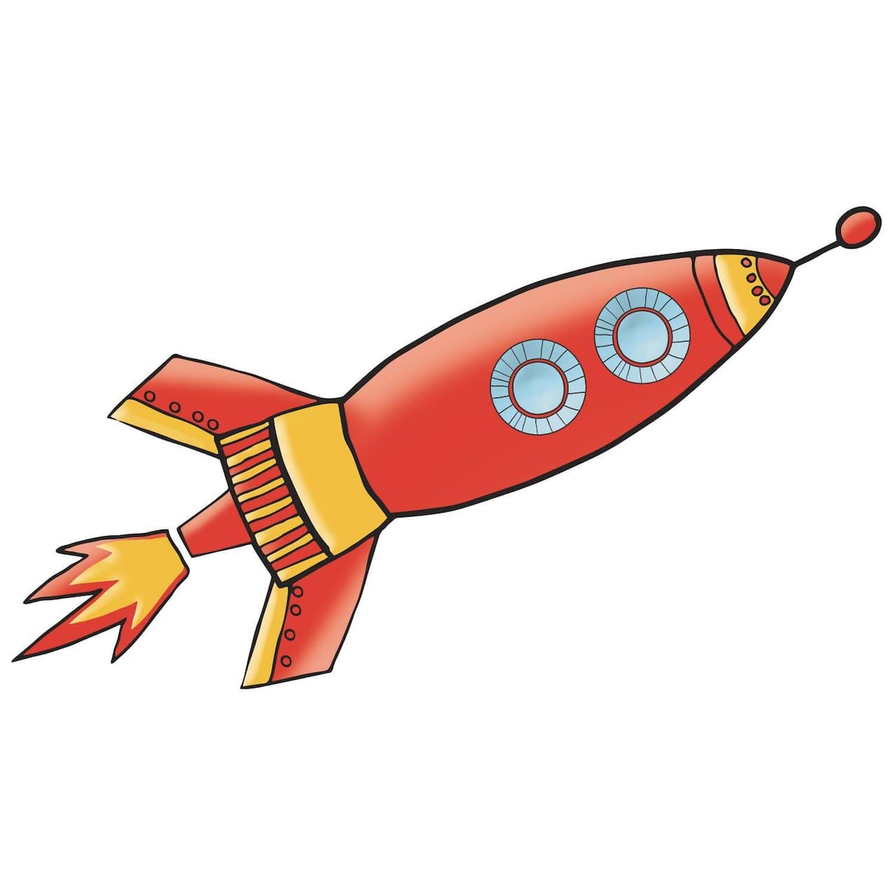 RoomMates Rocket Peel & Stick Giant Wall Decals